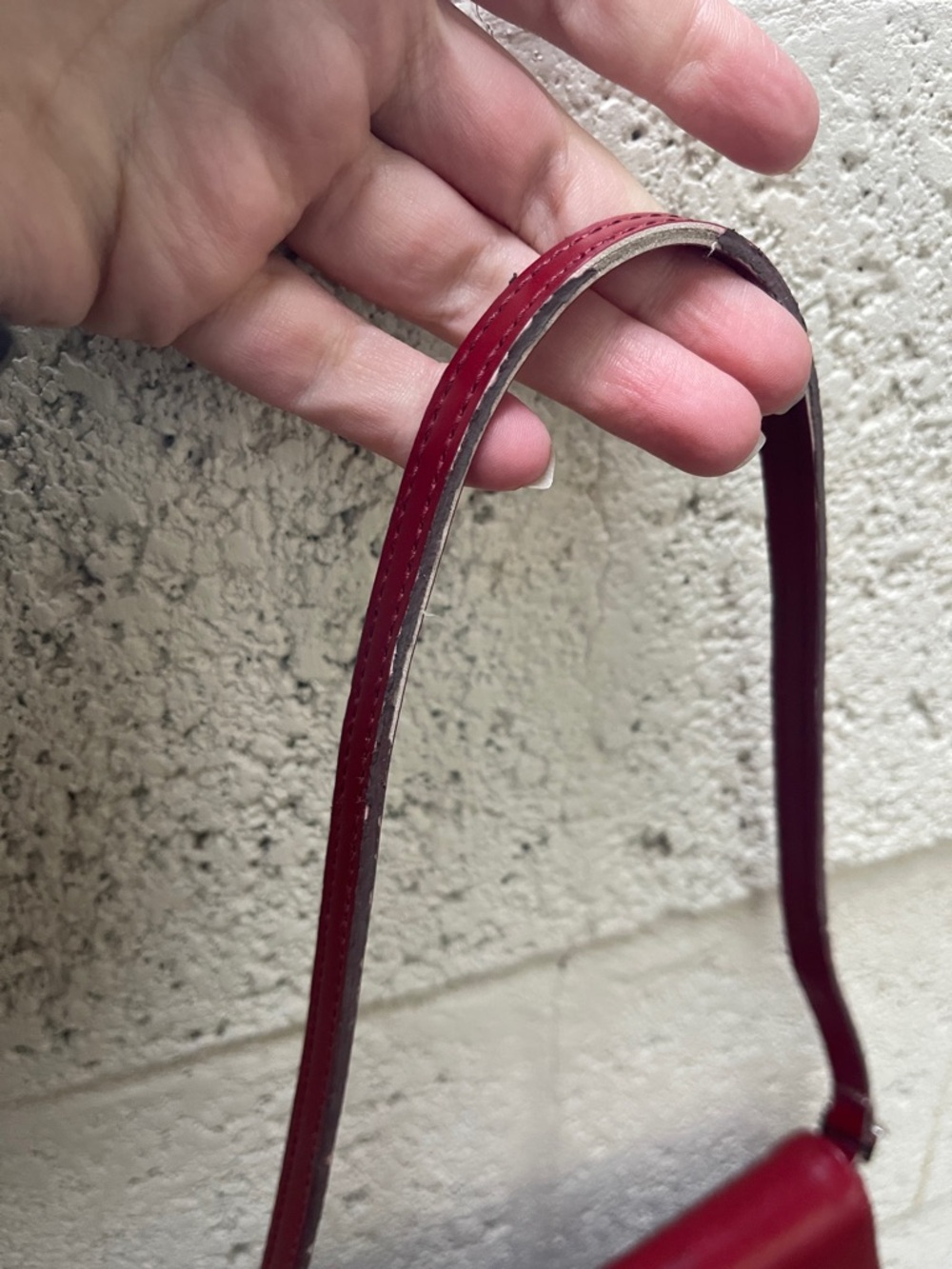 Gucci Burgundy Leather Mini Shoulder Bag - Picture 7 of 9